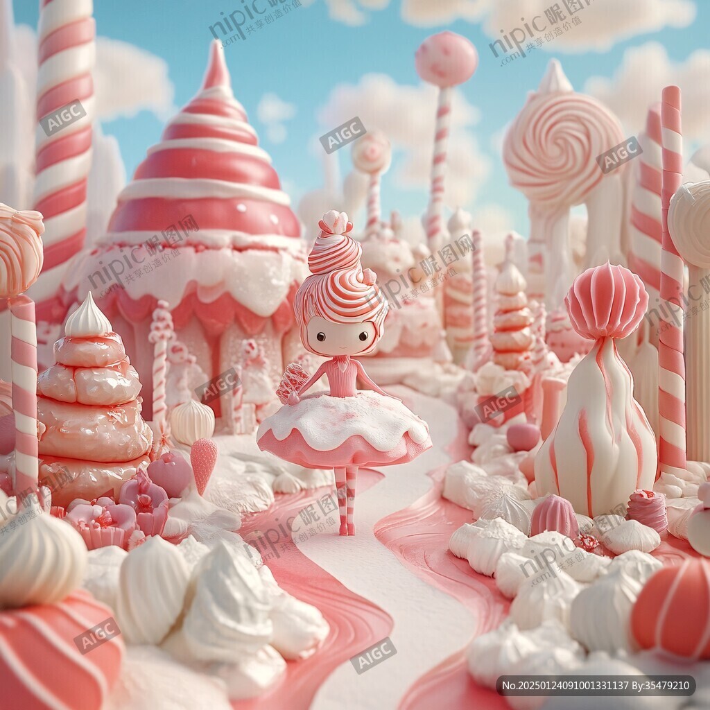 3d立体插画风格