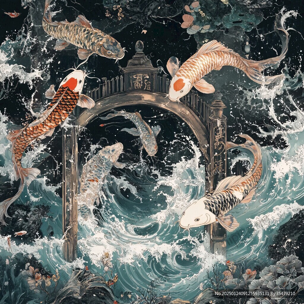 插画锦鲤
