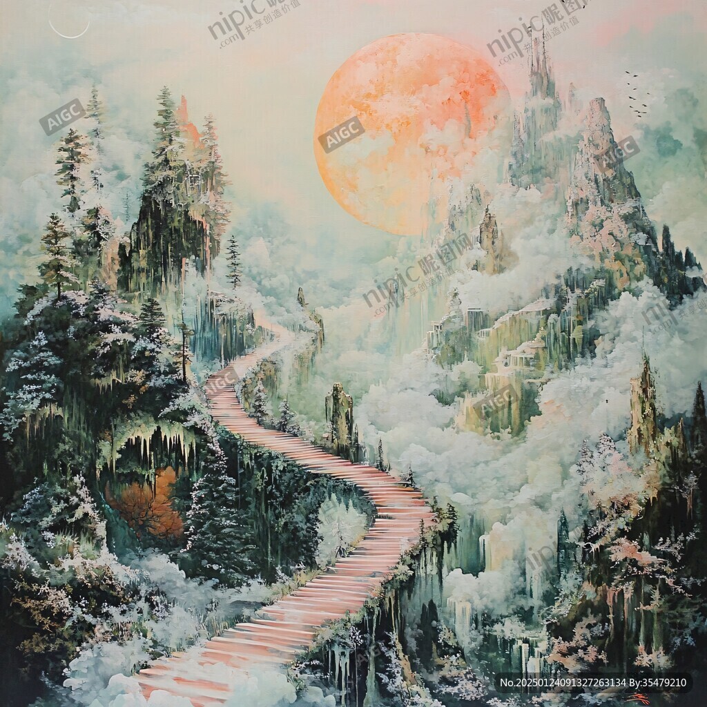 玄幻立体画