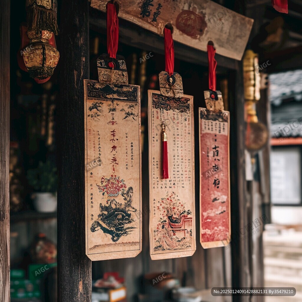 篁岭许愿牌