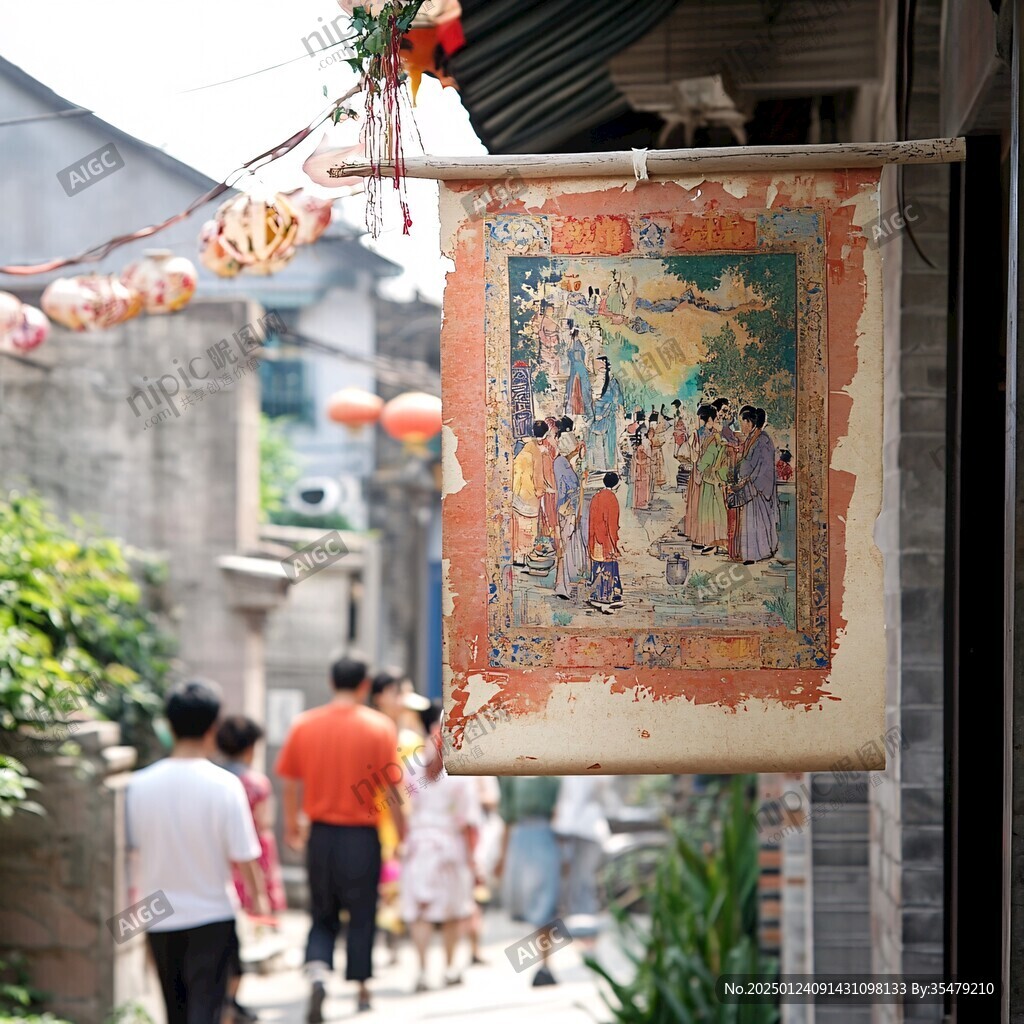 古北水镇挂画