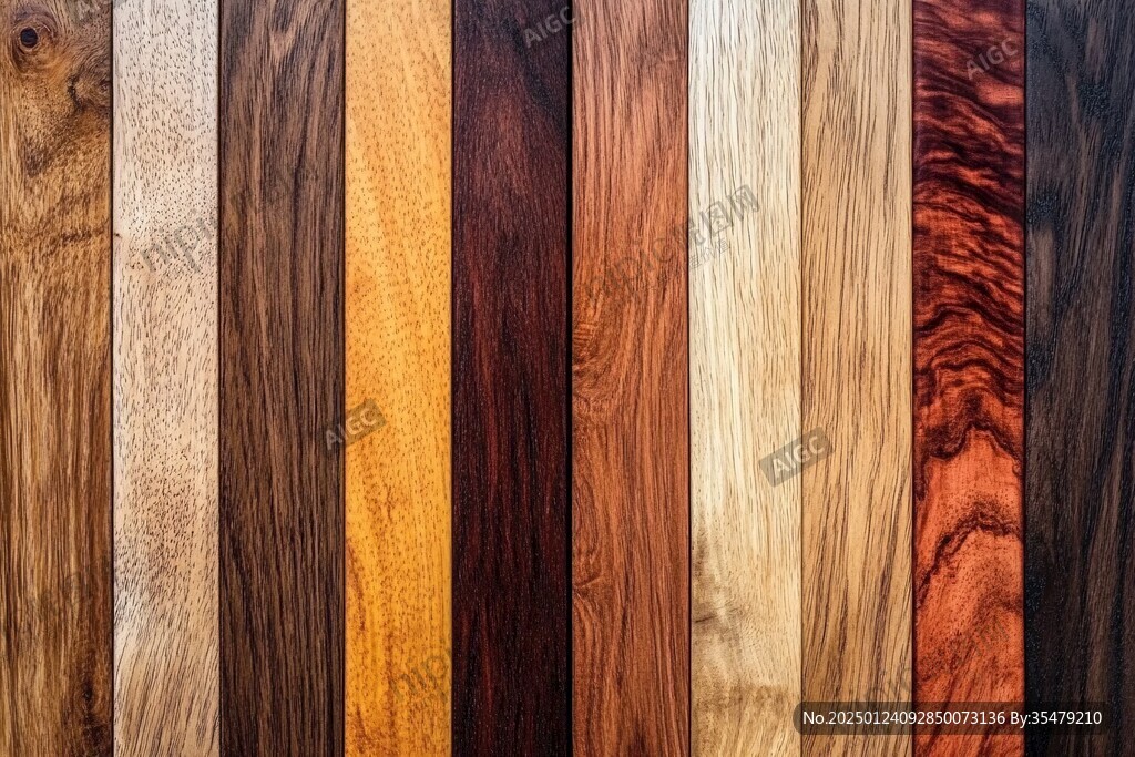 多种颜色木板木材