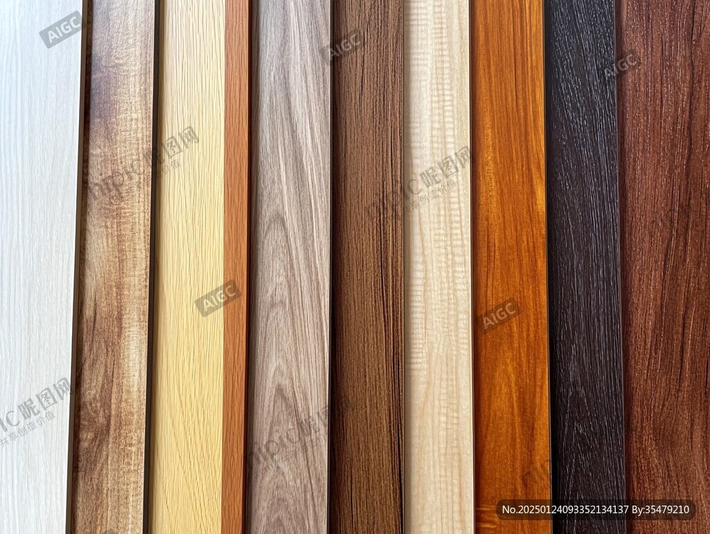 多种颜色木板木材