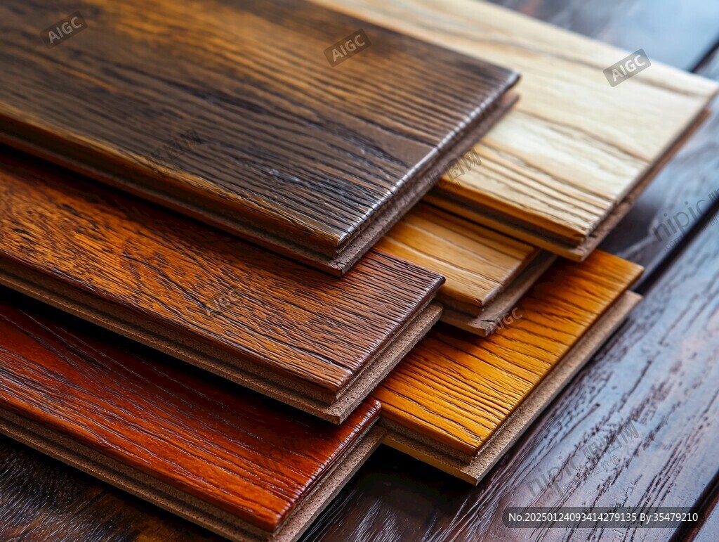 多种颜色木板木材
