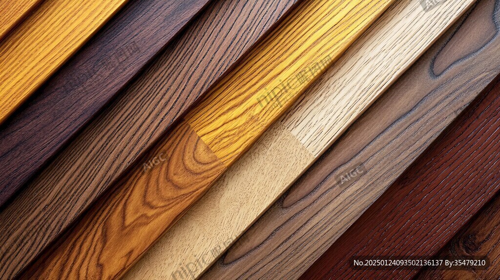 多种颜色木板木材