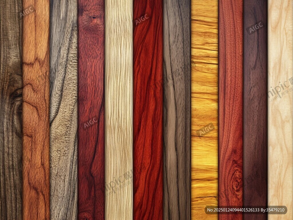 彩色木条纹路