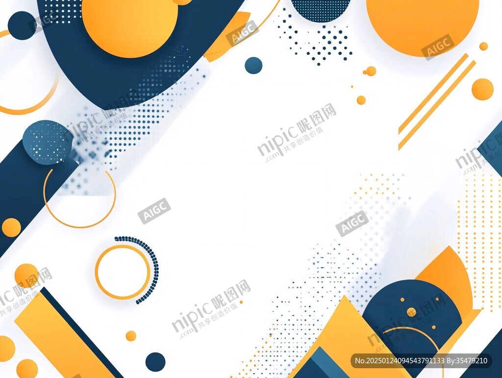 现代简约几何波点