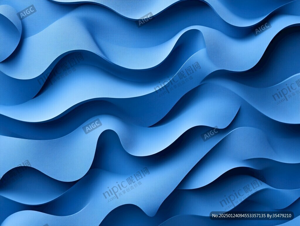 波浪立体纹理