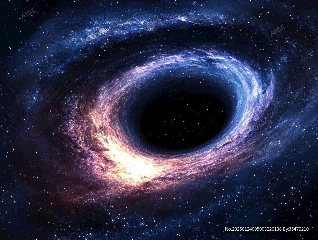 宇宙黑洞背景海报