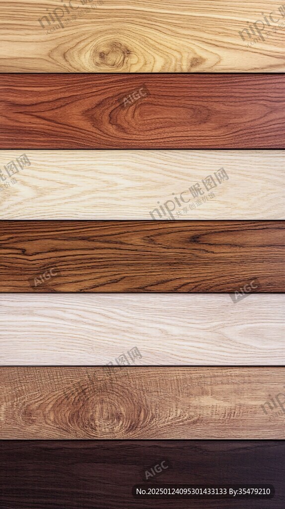 多种颜色木板木材