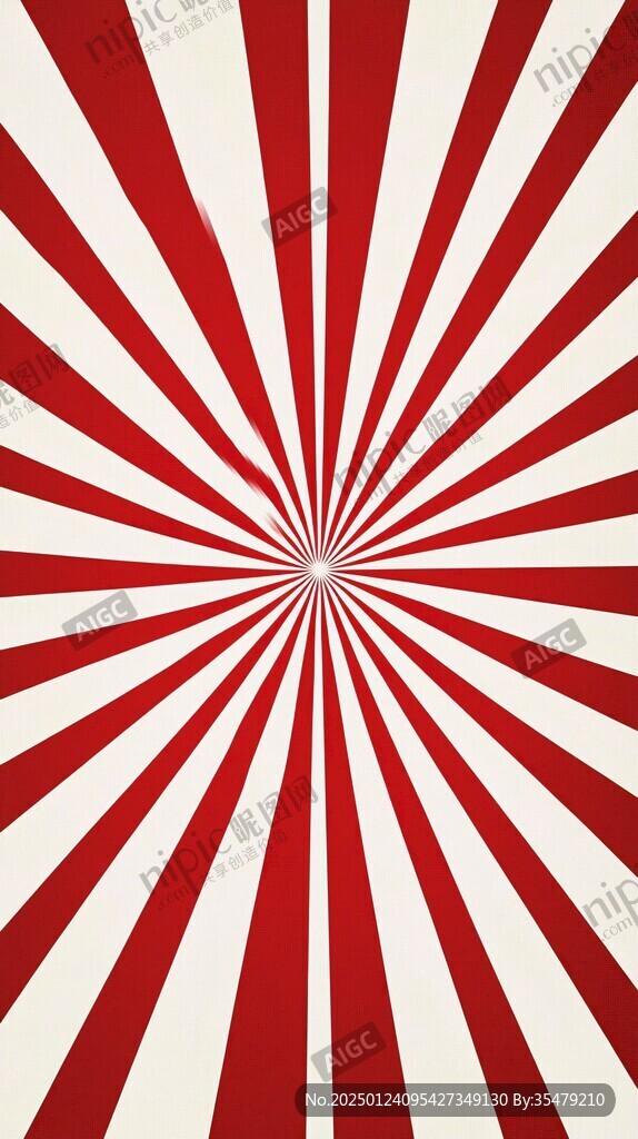 红色放射背景