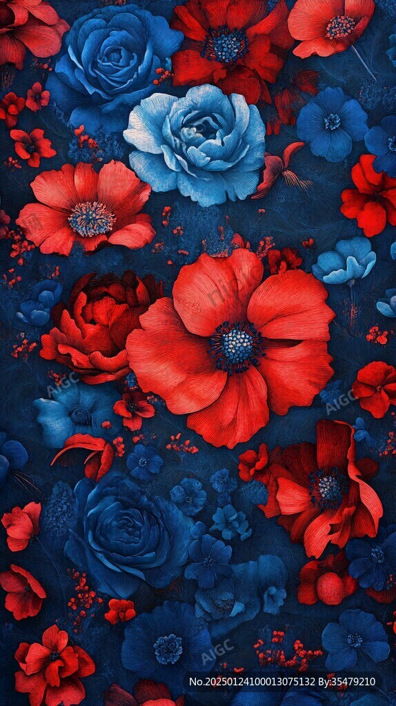 3d立体花壁纸