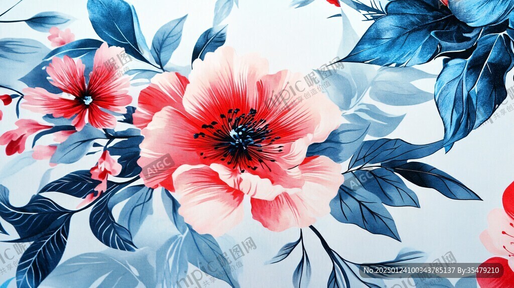 花朵软膜背景