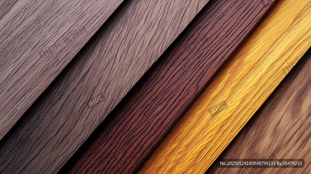 多种颜色木板木材