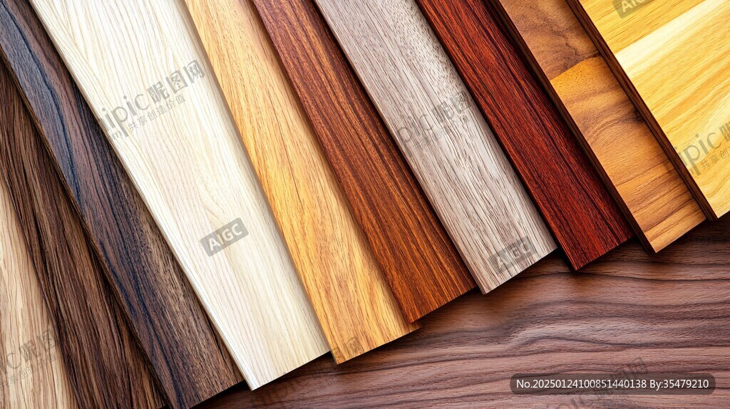 多种颜色木板木材