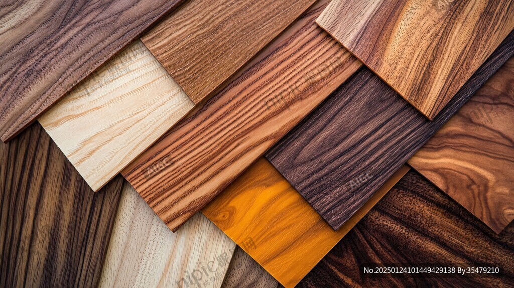 多种颜色木板木材