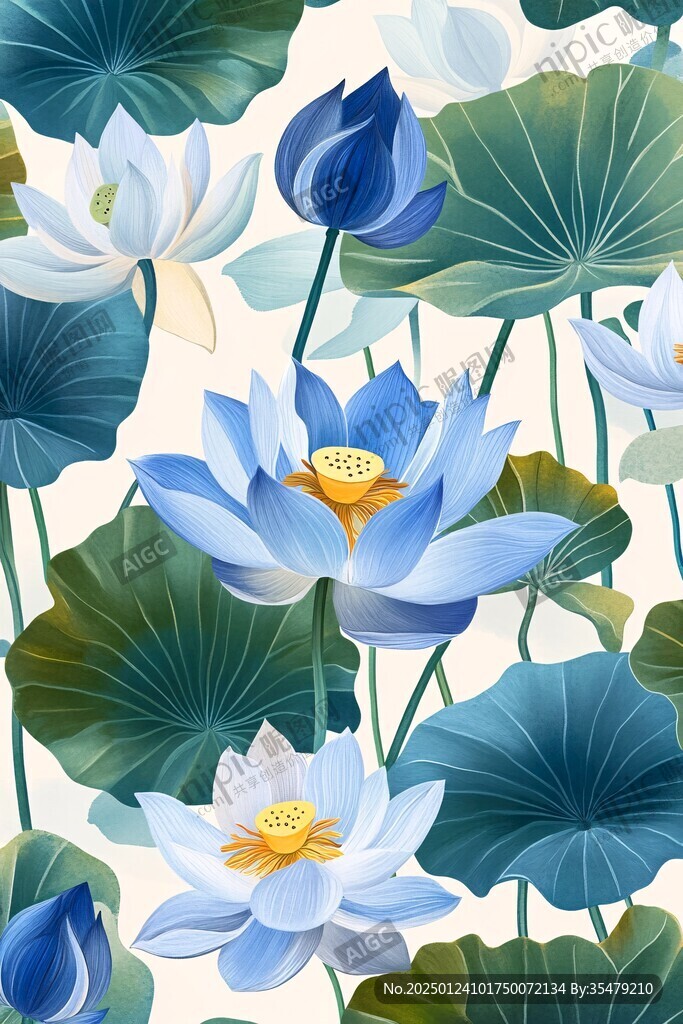 工装荷花壁纸
