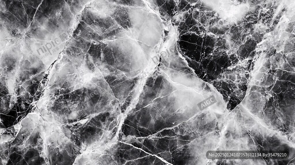 黑白大理石天然纹理
