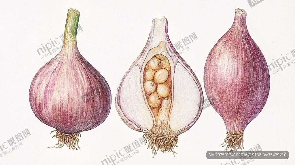 蜜蒜包装插画