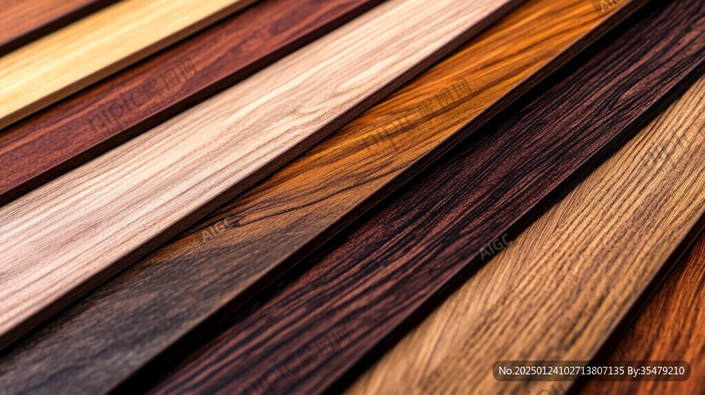 多种颜色木板木材