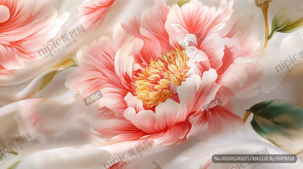 3d软包牡丹花
