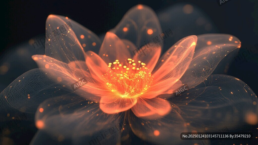 科技感花