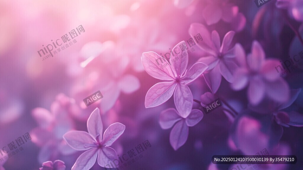 梦幻丁香花