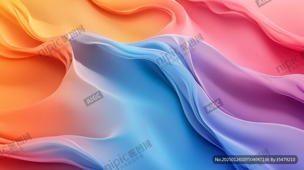 肌理彩色流体背景