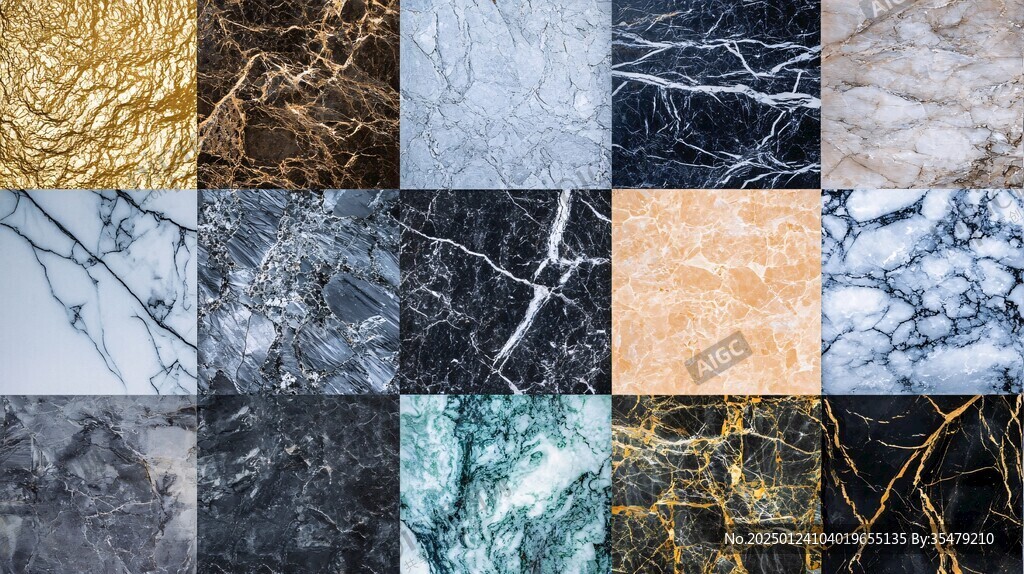 黄蓝相间大理石纹理