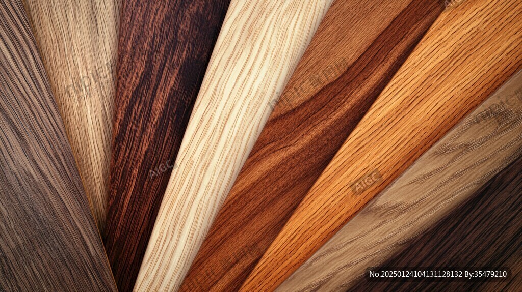 多种颜色木板木材