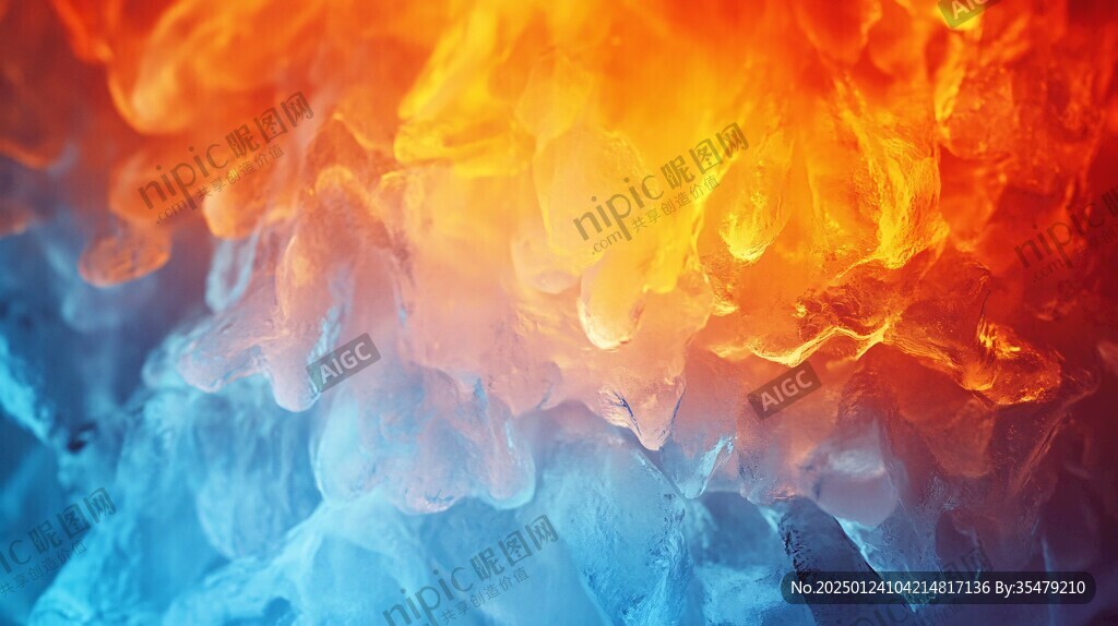 多色烟雾艳丽图案背景