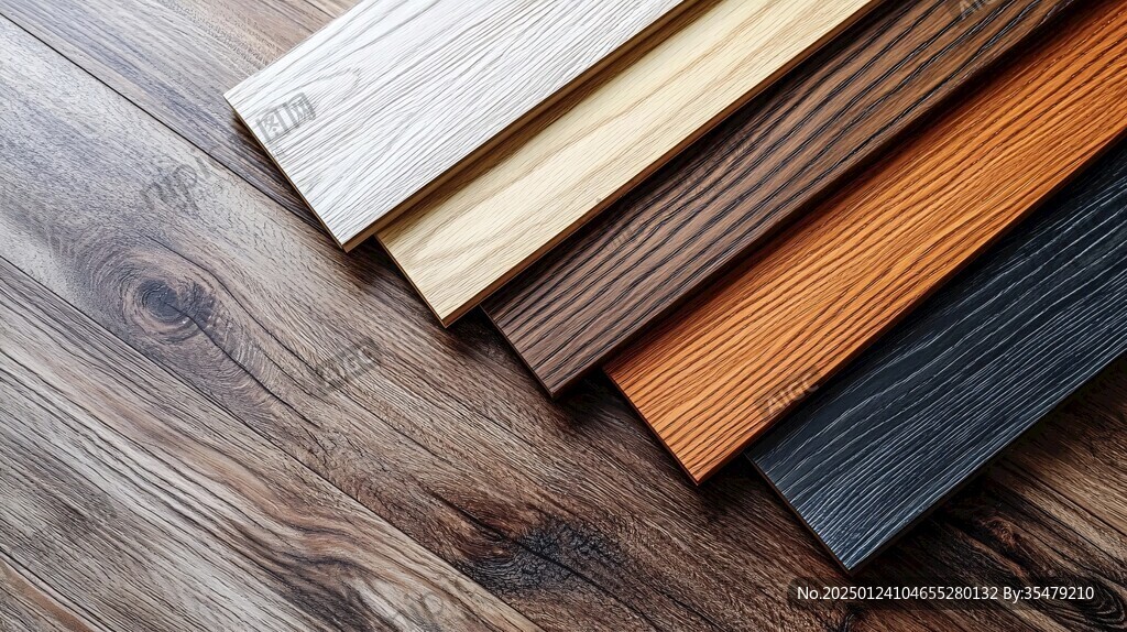 多种颜色木板木材