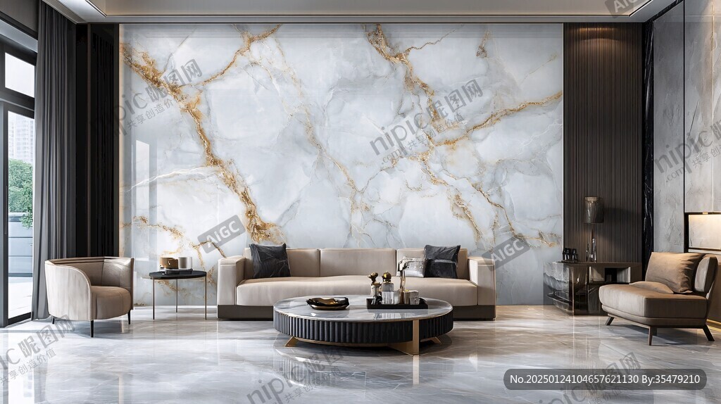 岩板客厅场景素材