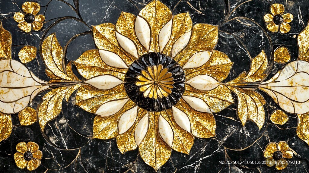 金色荷花壁纸