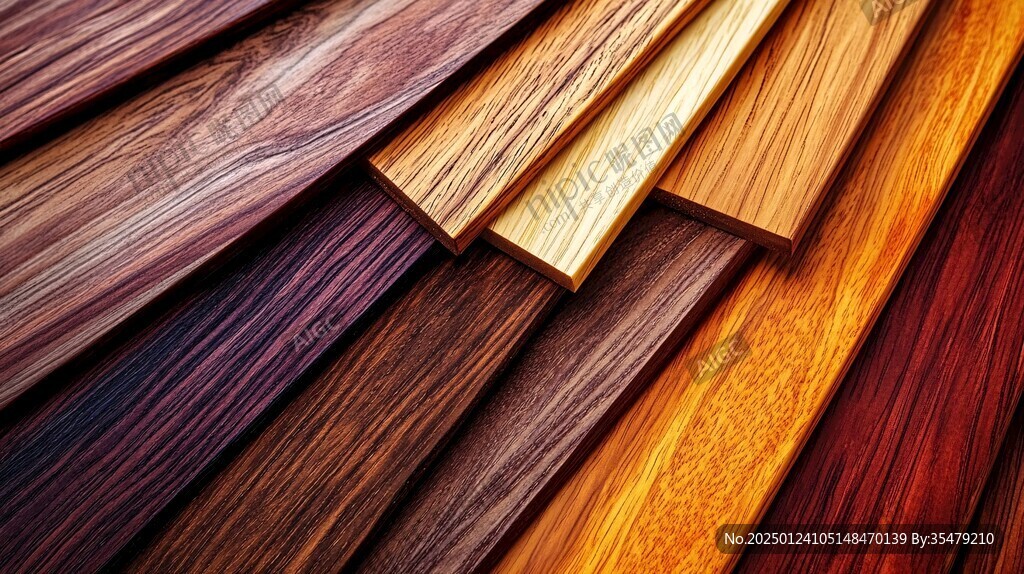 多种颜色木板木材