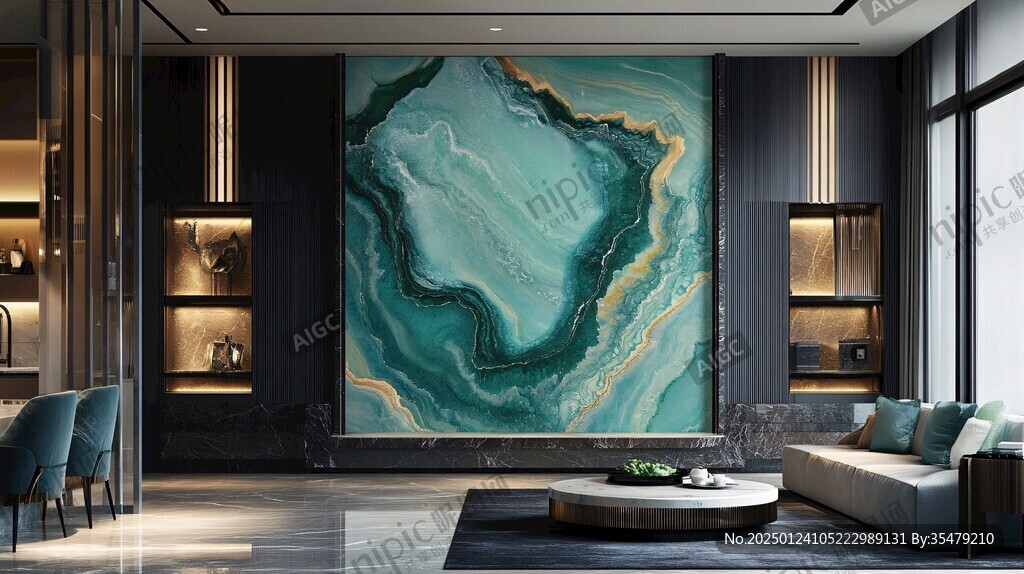 岩板形象画