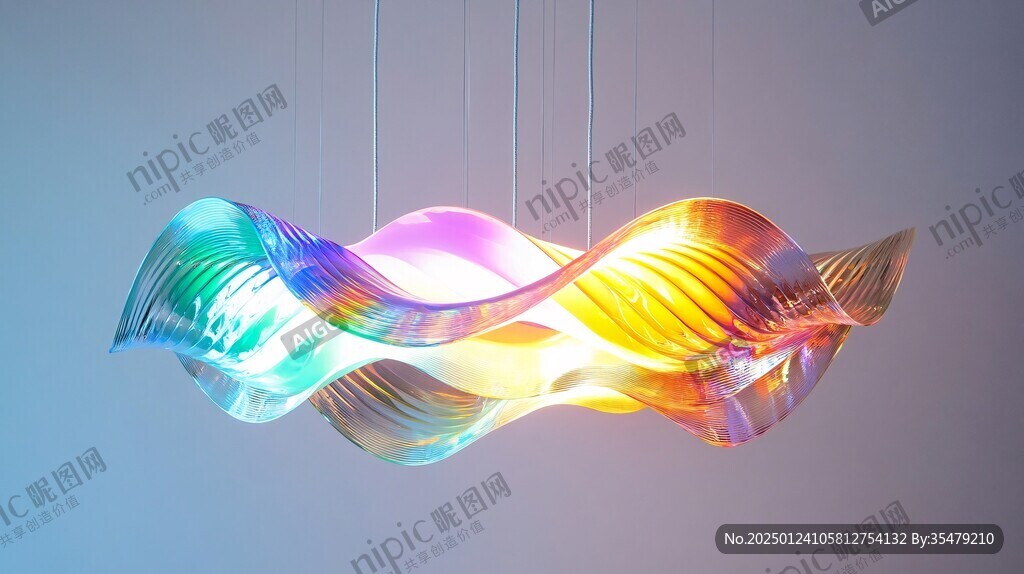 立体渐变发光体设计