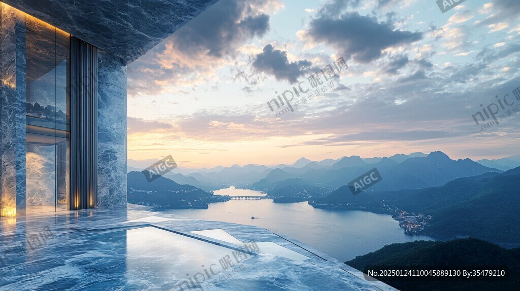 缥缈艺术湖水山居