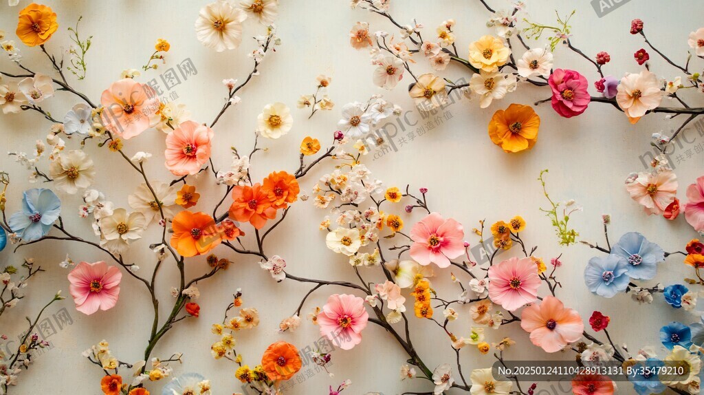 仿真花仿生花背景