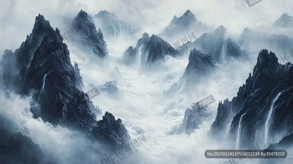 大气山河图