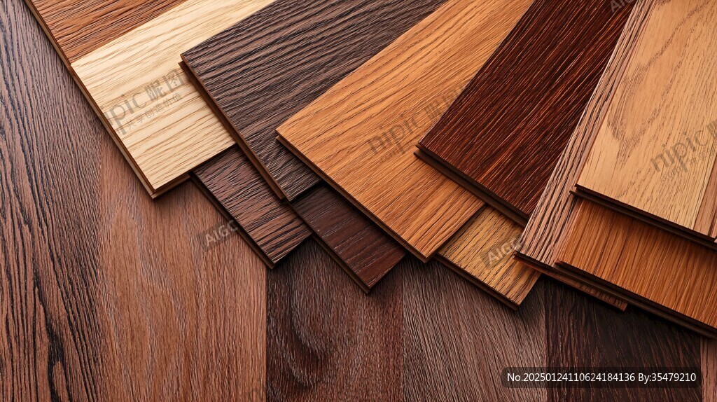 多种颜色木板木材