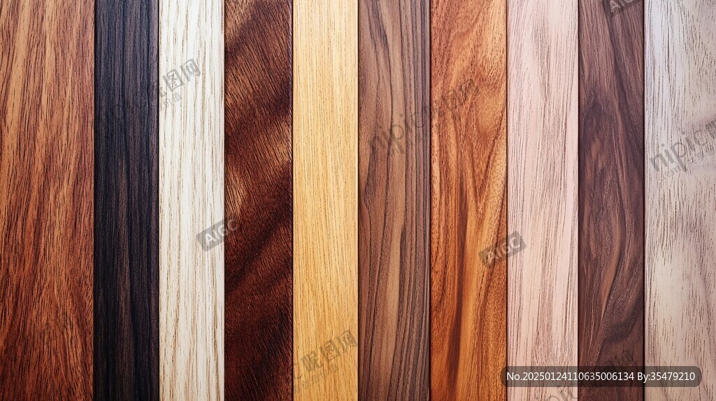 多种颜色木板木材