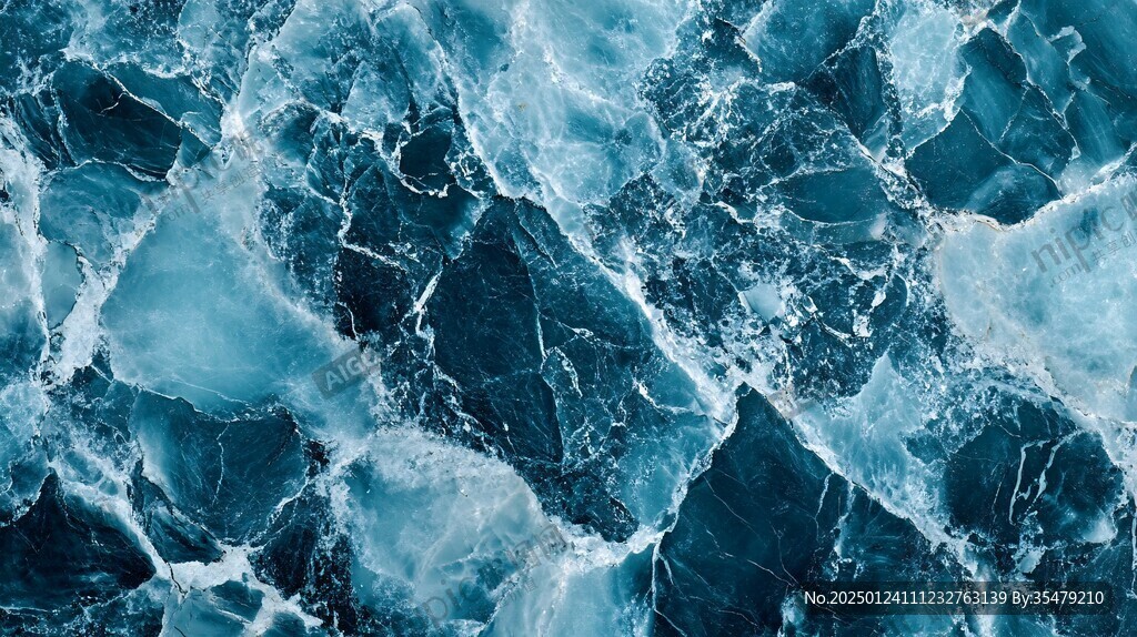 蓝色玛瑙石艺术背景