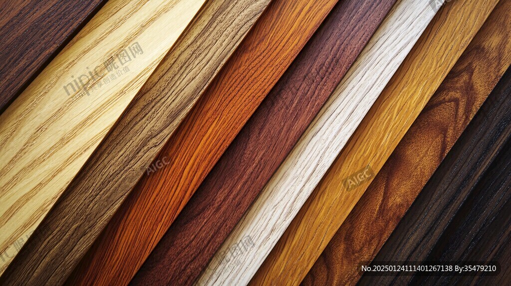 多种颜色木板木材