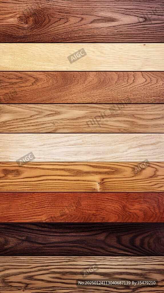 多种颜色木板木材