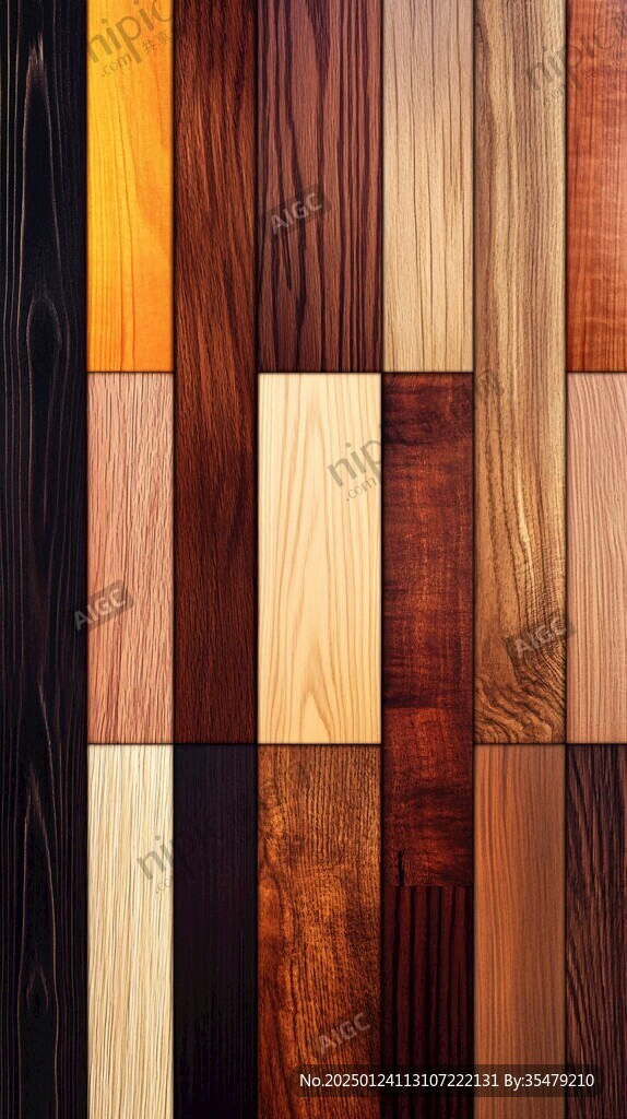 多种颜色木板木材