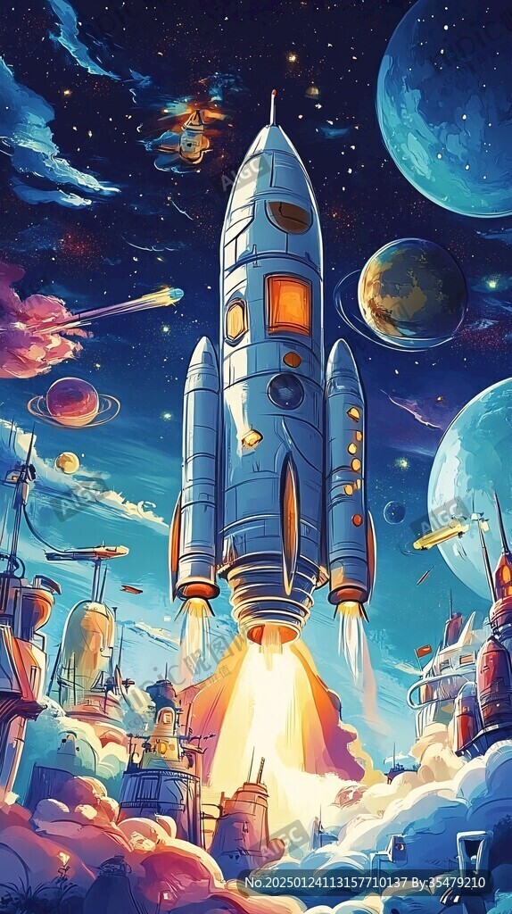 科幻插画风