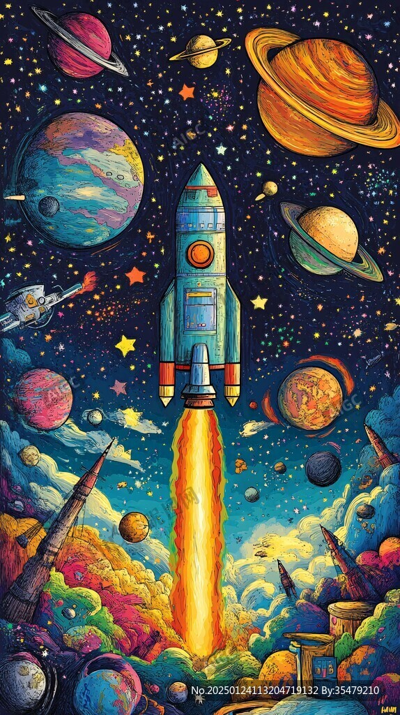 科技宇宙装饰画