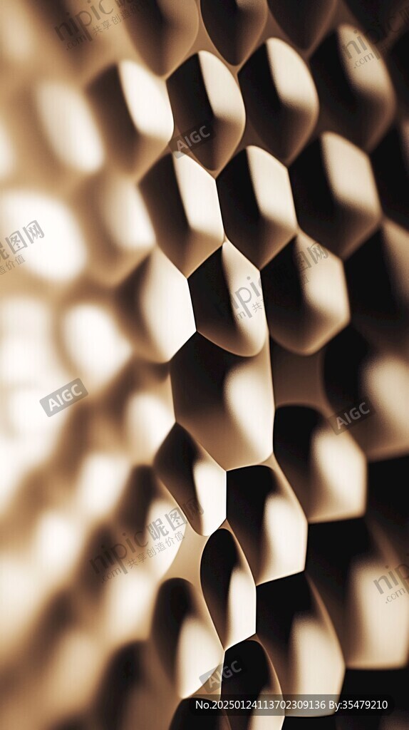 金色立体感背景