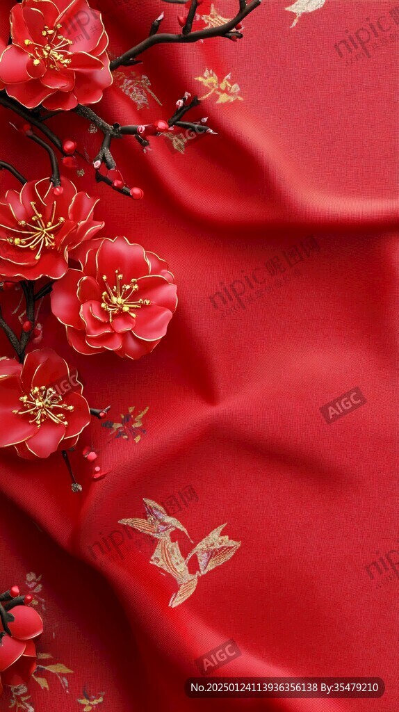 红色喜庆屏保